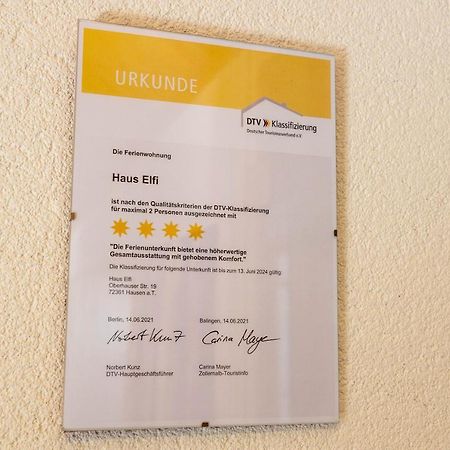 Hausen am TannHaus Elfi公寓 外观 照片